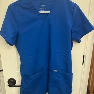 Cherokee Navy Blue V-Neck Medical Scrub Top